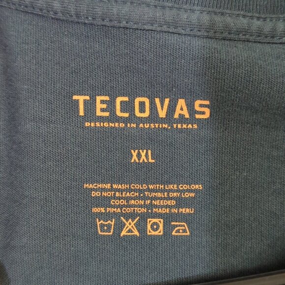 Tecovas T-Shirt Men's Men's XXL Black Fast As Lightning Graphic Long Sleeve - Picture 4 of 10